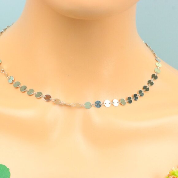 Delicate & Contemporary Necklace Chain, A Lovely Choice for Women, EVCH1552 - Picture 4 of 10